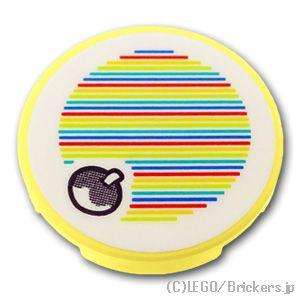 レゴ パーツ ばら売り #14769pb551 タイル ラウンド 2 x 2 - マリオセンサーコー...