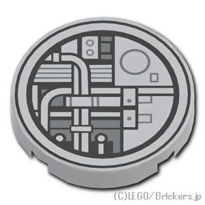 レゴ パーツ ばら売り #14769pb669 タイル ラウンド 2 x 2 - SWミレニアムファ...