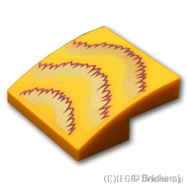 レゴ パーツ ばら売り #15068pb227 スロープ カーブ 2 x 2 x 2/3 - 金のフ...