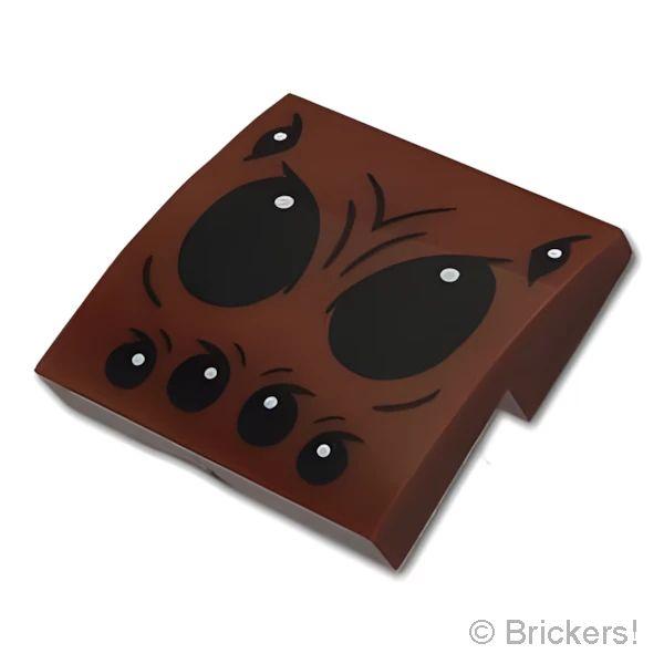 レゴ パーツ ばら売り #15068pb562 スロープ カーブ 2 x 2 x 2/3 - 黒い蜘...