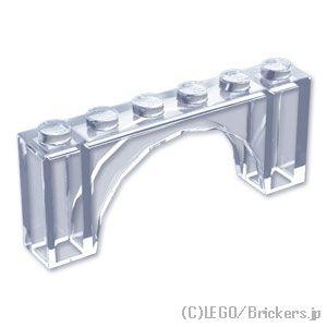 レゴ パーツ ばら売り #15254 アーチ 1 x 6 x 2：トランスクリアー | LEGOの部...