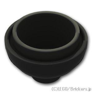 レゴ パーツ ばら売り #15395 ブロック ラウンド 2 x 2 - ドームボトム：ブラック |...