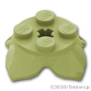 レゴ パーツ ばら売り #15469 花 2 x 2 - 4花びらと軸穴：オリーブグリーン | LE...