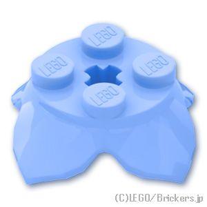 レゴ パーツ ばら売り #15469 花 2 x 2 - 4花びらと軸穴：ブライトライトブルー | ...