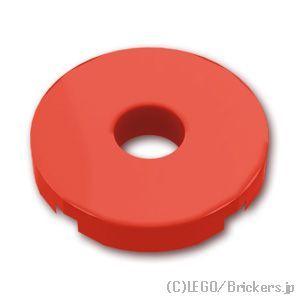 レゴ パーツ ばら売り #15535 タイル ラウンド 2 x 2 - ホール：レッド | LEGO...