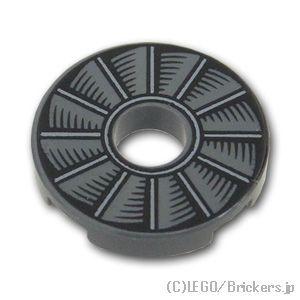 レゴ パーツ ばら売り #15535pb01 タイル ラウンド 2 x 2 - ローターブレード：ダ...