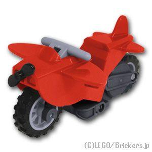 レゴ パーツ ばら売り #1567c02 エアープレーンバイク - スタンツ：レッド | LEGOの...