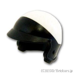 レゴ パーツ ばら売り #15851pb01 バイクヘルメット オープンフェイス：ブラック | LE...