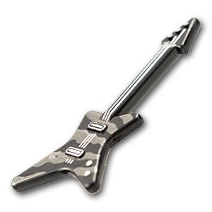 レゴ パーツ ばら売り #17356 エレキギター - カモフラ：ブラック | LEGOの部品