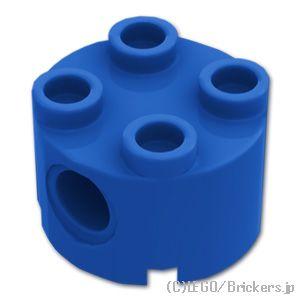 レゴ パーツ ばら売り #17485 ブロック ラウンド 2 x 2 - ピンホール：ブルー | L...