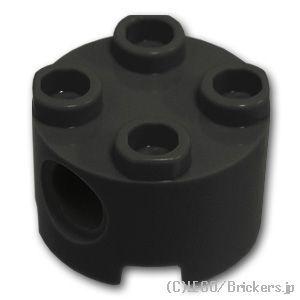 レゴ パーツ ばら売り #17485 ブロック ラウンド 2 x 2 - ピンホール：ブラック | ...