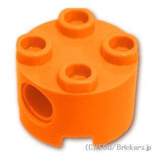 レゴ パーツ ばら売り #17485 ブロック ラウンド 2 x 2 - ピンホール：オレンジ | ...
