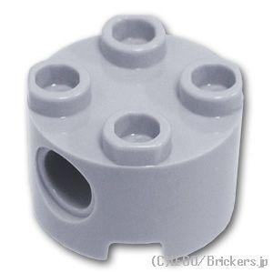 レゴ パーツ ばら売り #17485 ブロック ラウンド 2 x 2 - ピンホール：グレー | L...