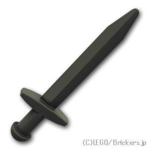 レゴ パーツ ばら売り #18031 剣 - グレートソード ポインテッド：ブラック | LEGOの...