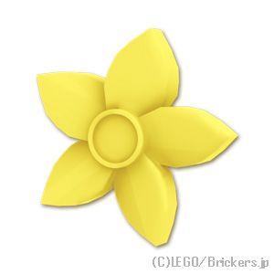 レゴ パーツ ばら売り #18853 髪飾り - 花(フレンズ)：ブライトライトイエロー | LEG...
