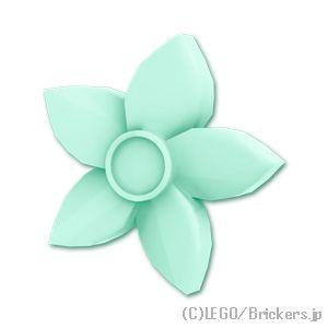 レゴ パーツ ばら売り #18853 髪飾り - 花(フレンズ)：ライトアクア | LEGOの部品