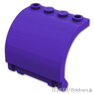 レゴ パーツ ばら売り #18910 カーブパネル 3 x 4 x 3 - クリップヒンジ：ダークパ...