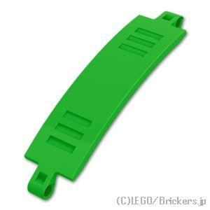 レゴ テクニック パーツ ばら売り #18944 パネル カーブ 3 x 13：ブライトグリーン |...