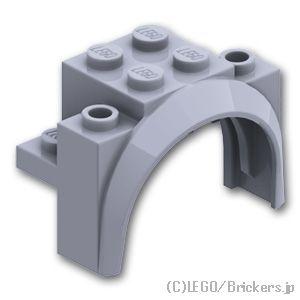 レゴ パーツ ばら売り #18974 カー マッドガード 4 x 2 1/2 x 2 1/3：グレー...