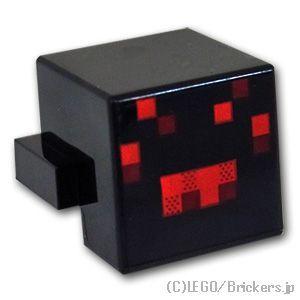 レゴ パーツ ばら売り #19727pb001 ピクセルの蜘蛛 - マインクラフト：ブラック | L...