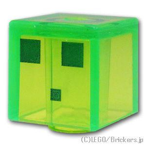 レゴ パーツ ばら売り #19729pb021 スライム - マインクラフト：トランスブライトグリー...