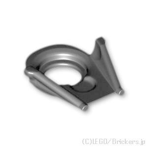 レゴ パーツ ばら売り #19917 ミニフィグネックカラー - ダースベイダーヘルメットボトム：ブ...