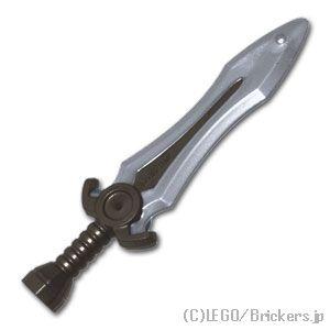 レゴ パーツ ばら売り #1996pb03 剣 - フラットシルバー ブレード：パールダークグレー ...