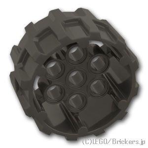 レゴ パーツ ばら売り #22410 ホイール - 37 x 22 ハード 7穴：パールダークグレー...