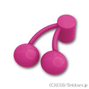 レゴ パーツ ばら売り #22667 さくらんぼ：マゼンタ | LEGOの部品