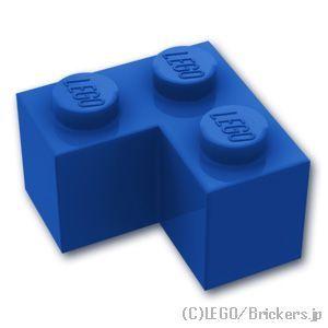 レゴ パーツ ばら売り #2357 ブロック 2 x 2 - コーナー：ブルー | LEGOの部品