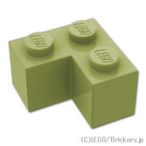 レゴ パーツ ばら売り #2357 ブロック 2 x 2 - コーナー：オリーブグリーン | LEG...