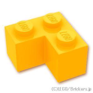 レゴ パーツ ばら売り #2357 ブロック 2 x 2 - コーナー：ブライトライトオレンジ | ...