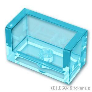 レゴ パーツ ばら売り #23969 パネル 1 x 2 x 1 - 2サイド：トランスライトブルー...