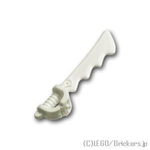 レゴ パーツ ばら売り #23984 剣 - カットラス スカルハンドガード：ホワイト | LEGO...