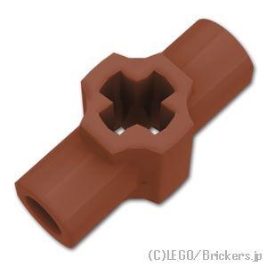 レゴ パーツ ばら売り #24122 テクニック 十字軸 コネクターハブ - 2バーホルダー：ブラウ...