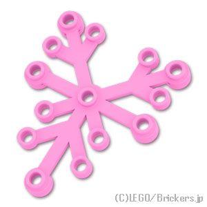 レゴ パーツ ばら売り #2417 植物の葉 6 x 5：ブライトピンク | LEGOの部品