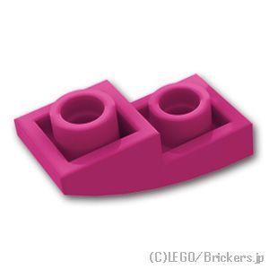 レゴ パーツ ばら売り #24201 スロープ インバート カーブ 2 x 1 x 2/3：マゼンタ...