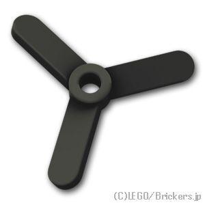 レゴ パーツ ばら売り #2421 プロペラ - スモール：ブラック | LEGOの部品