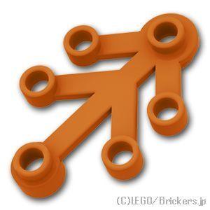 レゴ パーツ ばら売り #2423 植物の葉 4 x 3：ダークオレンジ | LEGOの部品