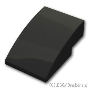 レゴ パーツ ばら売り #24309 スロープ カーブ 3 x 2：ブラック | LEGOの部品
