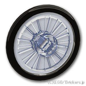 レゴ パーツ ばら売り #24314pb01 車椅子用ホイール(1ピースタイプ)：トランスクリアー ...