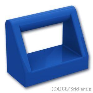 レゴ パーツ ばら売り #2432 タイル 1 x 2 - バーハンドル：ブルー | LEGOの部品