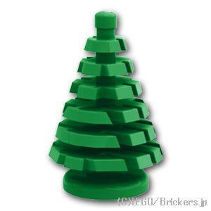 レゴ パーツ ばら売り #2435 松の木(小) 2 x 2 x 4：グリーン | LEGOの部品