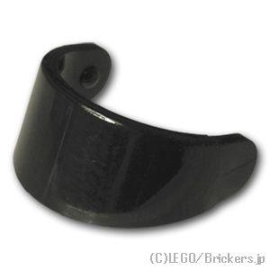 レゴ パーツ ばら売り #2447 ヘルメットバイザー：ブラック | LEGOの部品