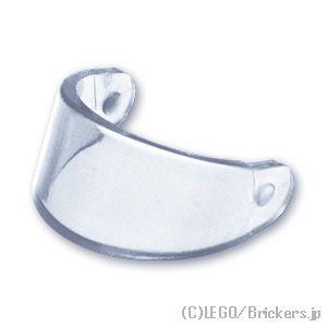 レゴ パーツ ばら売り #2447 ヘルメットバイザー：トランスクリアー | LEGOの部品