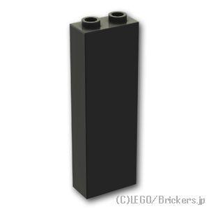 レゴ パーツ ばら売り #2454 ブロック 1 x 2 x 5：ブラック | LEGOの部品