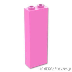 レゴ パーツ ばら売り #2454 ブロック 1 x 2 x 5：ブライトピンク | LEGOの部品