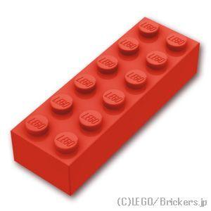 レゴ ブロック パーツ ばら売り #2456 2 x 6：レッド | LEGOの部品