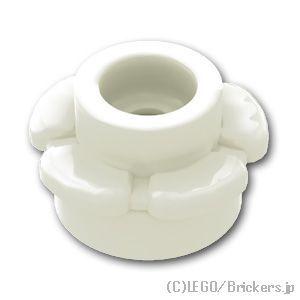 レゴ パーツ ばら売り #24866 ラウンド プレート 1 x 1 - 5花びら：ホワイト | L...