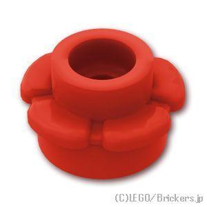 レゴ パーツ ばら売り #24866 ラウンド プレート 1 x 1 - 5花びら：レッド | LE...